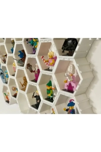  Mini Figür Duvar Rafı 5 Adet